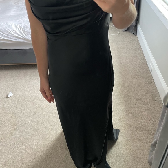 Black Skye Satin Revelry bridesmaids dress - never worn - Picture 3 of 5